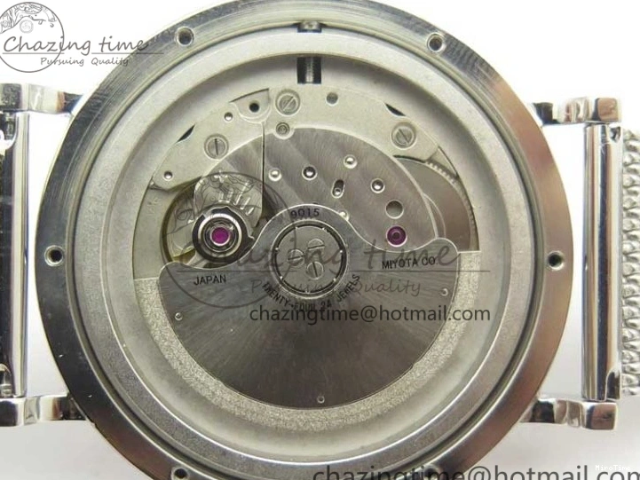 MIROTIME 0225 FastDry Portofino IW356501 SS V3 MK 1:1 Best Edition Black Dial On SS Mesh Bracelet MIYOTA 7195